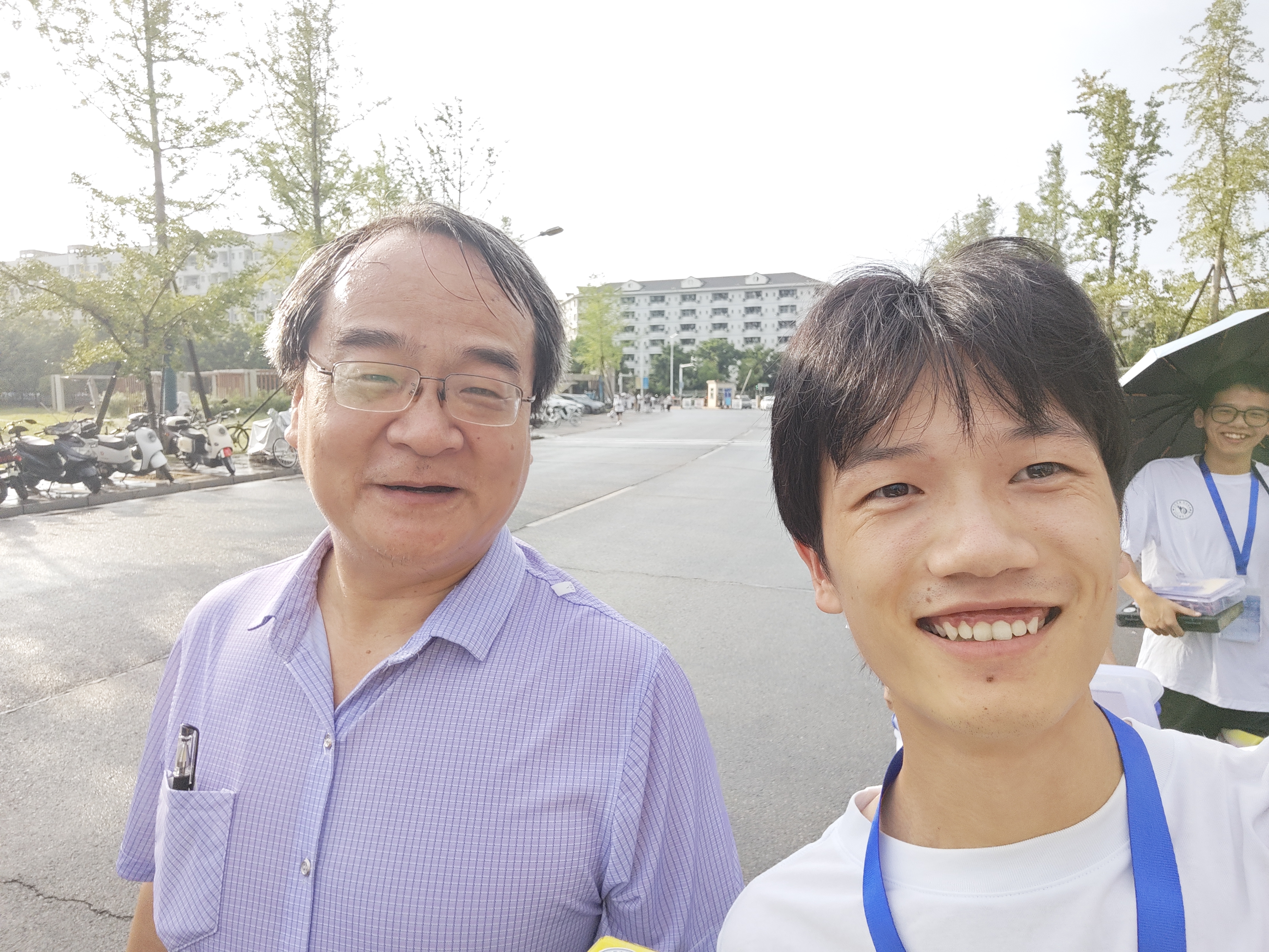 和卓老师的合影